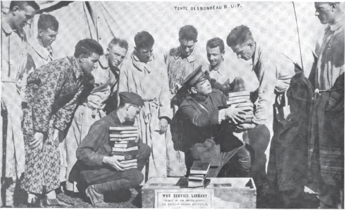 A.L.A. Library War Service, St Denis Hospital, France