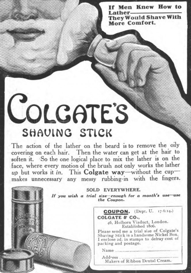 Colgate shaving stick