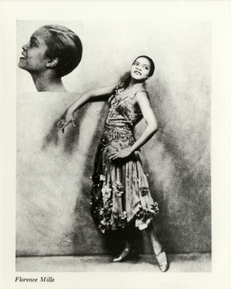 Two portraits of entertainer Florence Mills. Printed on front: "Florence Mills."