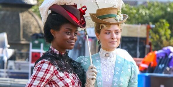 Louisa Jacobson as Marian Brook and Denée Benton as Peggy Scott 