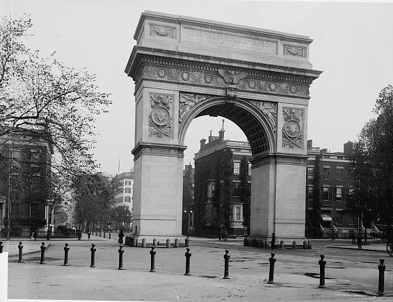 Washington Square Arch designed by Stanford White